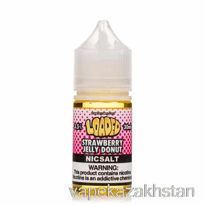 Vape Kazakhstan STRAWBERRY JELLY DONUT - Loaded SALTS - Ruthless Vapors - 30mL 20mg